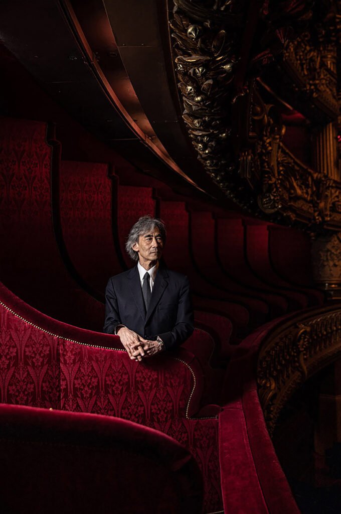 Le chef d'orchestre Kent Nagao à l'Opéra Garnier, une commande du Figaro